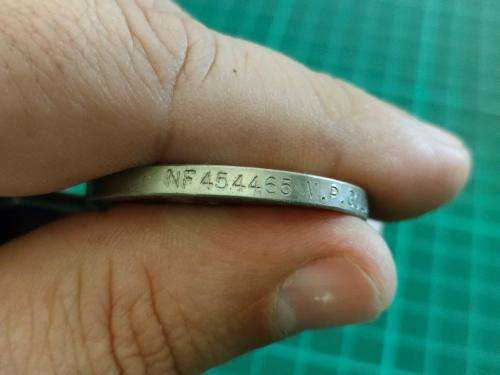 WWII Australian War service medal to NF454465 M.P. Goldman. Full Size.