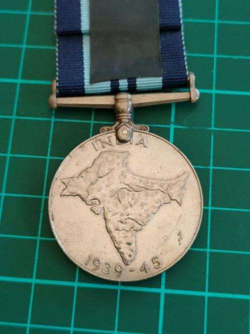 WWII India General Service Medal. Full Size.
