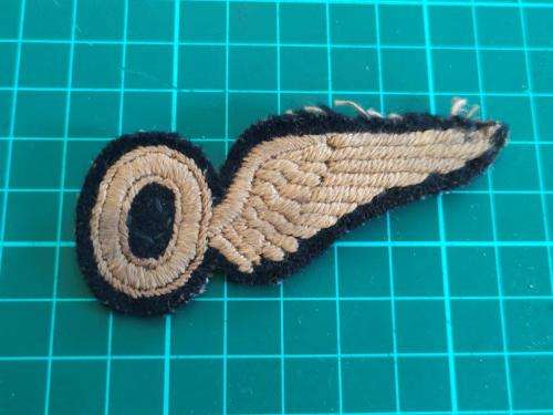 RAF WWII Observer half wing/brevet