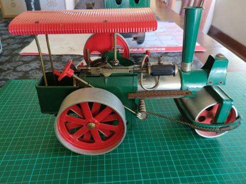 Wilesco Traction Steam Roller made in Western Germany. Last ran about 13 Years ago.