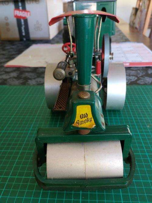 Wilesco Traction Steam Roller made in Western Germany. Last ran about 13 Years ago.