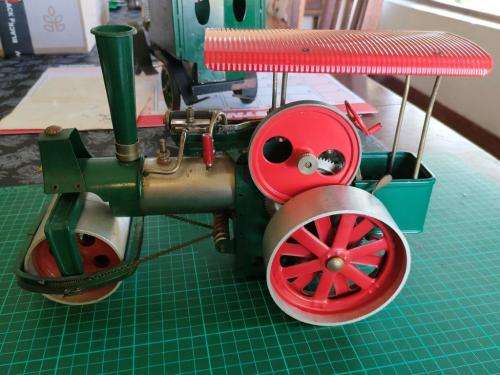 Wilesco Traction Steam Roller made in Western Germany. Last ran about 13 Years ago.