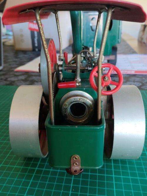 Wilesco Traction Steam Roller made in Western Germany. Last ran about 13 Years ago.