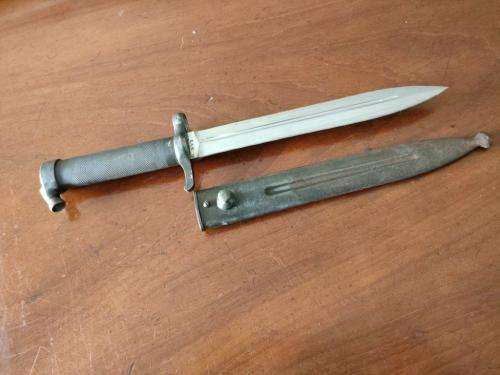 Swedish Mauser M1896 Bayonet with matching numbers.