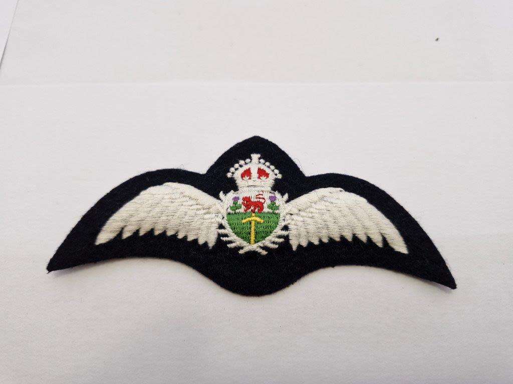 Post war copy of a Rhodesian Air Force pilot wing.