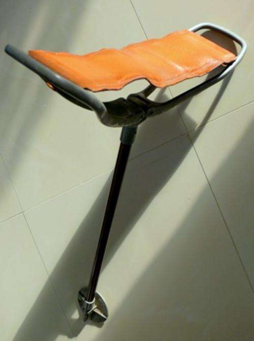 WALKING STICK WITH GENUINE LEATHER SEAT,England.Pls see all images etc.