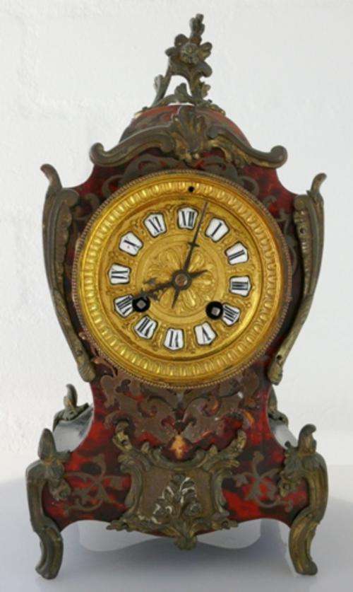 BEAUTIFUL FRENCH ANTIQUE CLOCK,BOULE...Pls see all images