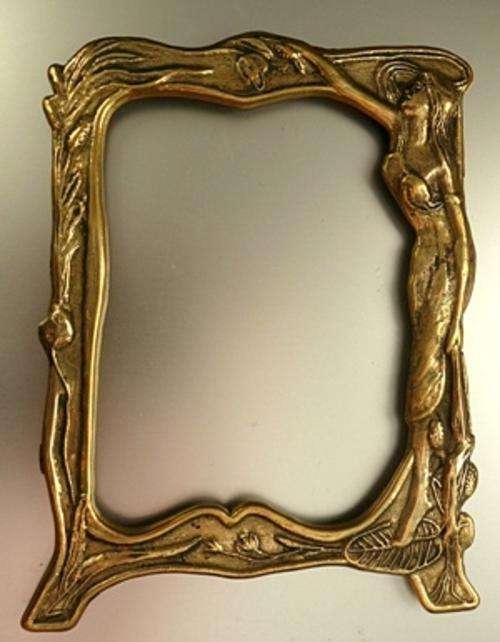 BRASS FRAME WITH LOVELY DETAILS