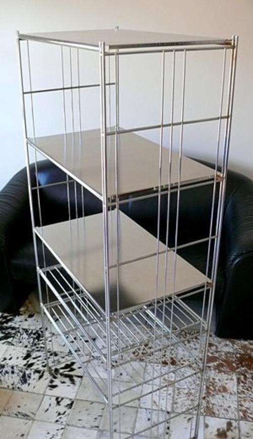 STYLISH STEEL / CHROME SHELF,MADE IN GERMANY,EASY TO ASSEMBLE