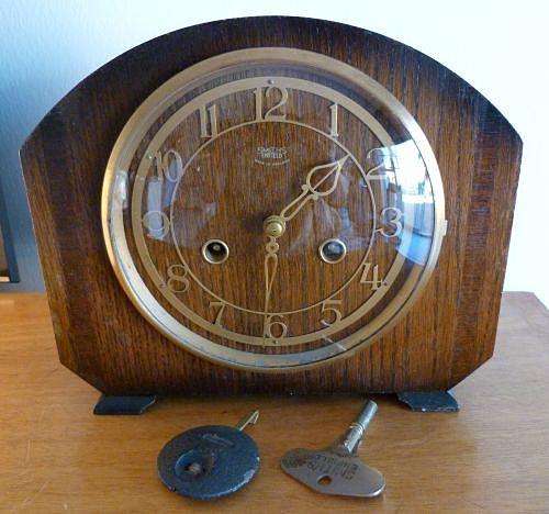 SMITHS ENFIELD MANTEL CLOCK. ART DECO. EXCELLENT WORKING