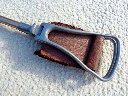 WALKING STICK "FEATHER WATE" ,ENGLAND.ORIGINAL LEATHER