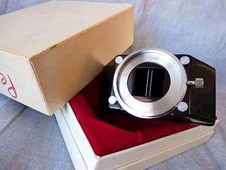 ASAHI PENTAX PRE LENSE TO TAKE STEREO PICTURES. IN VELVED LINED BOX