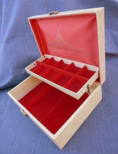 VINTAGE JEWELLERY BOX, BUXTON, USA