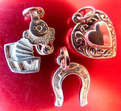 VINTAGE GENUINE SILVER CHARMS