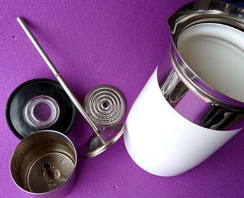 VINTAGE CORNING WARE POT AND / OR PERCULATOR. 9 CUPS.MADE IN USA.