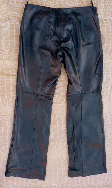 SUPER SOFT,BLACK GENUINE NAPPA LEATHER PANTS,STUNNING PIECE IN EXCELLENT CONDITION