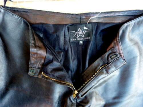 SUPER SOFT,BLACK GENUINE NAPPA LEATHER PANTS,STUNNING PIECE IN EXCELLENT CONDITION
