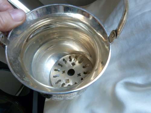 VINTAGE ENGRAVED SILVER BUCKET, QUALITY PLATING.