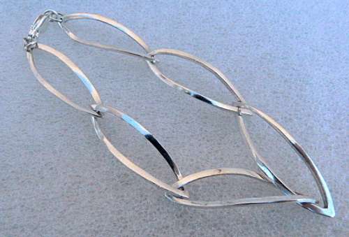 MODERNIST BRACELET, GENUINE SILVER, EXCELLENT CONDITION