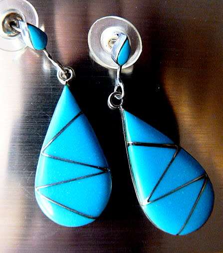 VINTAGE EARRINGS, GENUINE SILVER