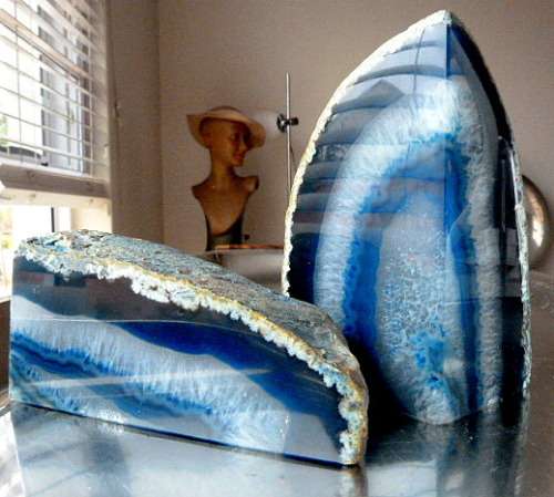 BRAZILIAN ROCKS, STUNNING!  BID IS FOR THE PAIR