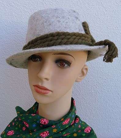 GENUINE FELT HAT, RETRO, GERMAN/AUSTRIAN.EXCELLENT CONDITION.SIZE 57