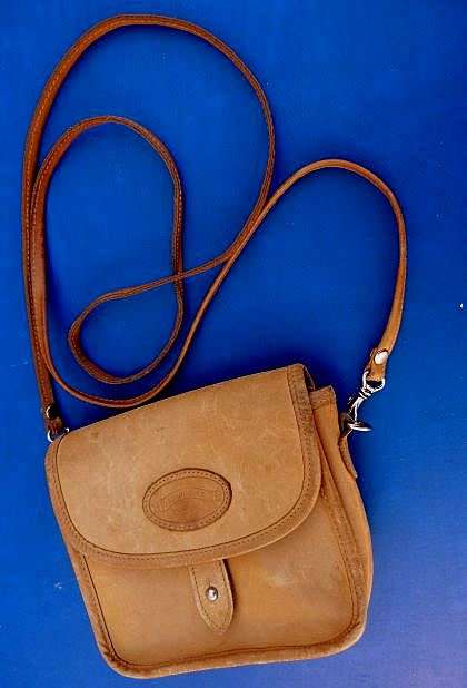 GENUINE LEATHER SLING BAG, `AUNATURALE` ORIGINAL , SOFT MADE  BY TULAbags of LONDON