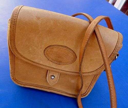 GENUINE LEATHER SLING BAG, `AUNATURALE` ORIGINAL , SOFT MADE  BY TULAbags of LONDON