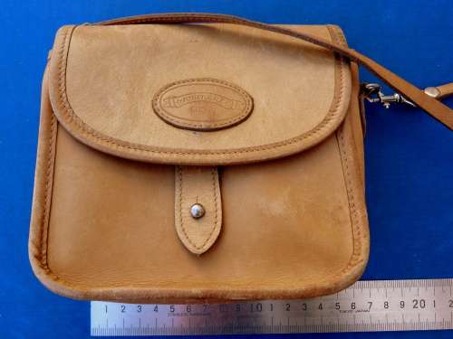 GENUINE LEATHER SLING BAG, `AUNATURALE` ORIGINAL , SOFT MADE  BY TULAbags of LONDON