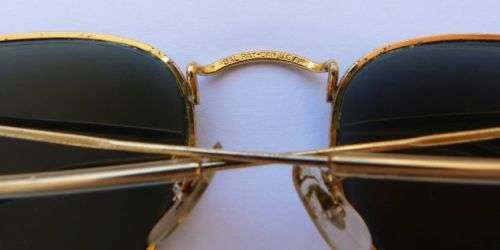 RARE VINTAGE HEXAGONAL RAY BAN GLASSES IN CASE