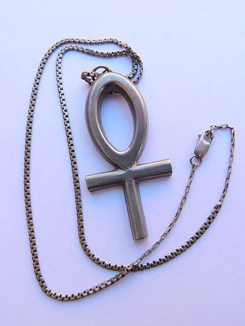 JORGON JENSEN. CROSS ON CHAIN, SCANDINAVIAN DESIGN, IMPRESSIVE!