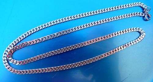 STERLING CHAIN, VINTAGE LINK, CONDITION AS NEW.