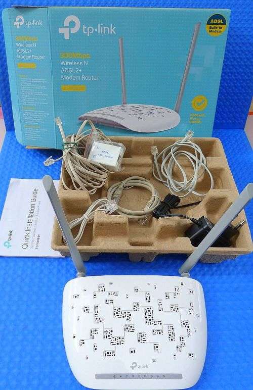 TP- link wireless N.ADSL2+ Modem router.TD-W 8961N, EXCELLENT WORKING CONDITION.