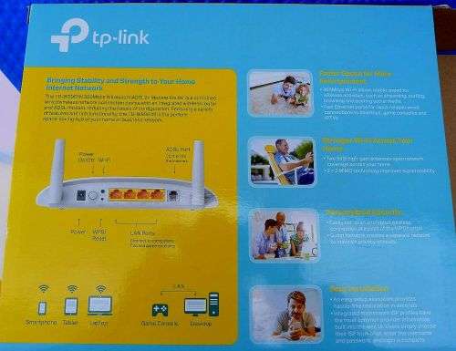 TP- link wireless N.ADSL2+ Modem router.TD-W 8961N, EXCELLENT WORKING CONDITION.