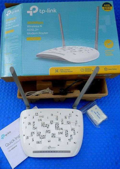 TP- link wireless N.ADSL2+ Modem router.TD-W 8961N, EXCELLENT WORKING CONDITION.