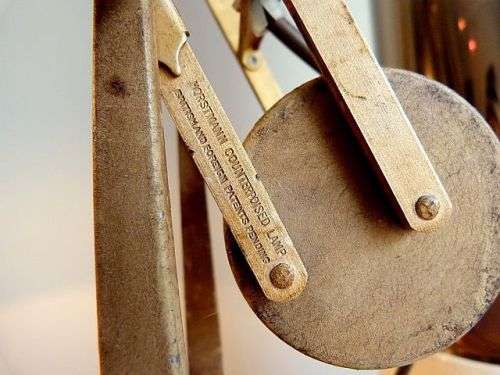 Original! 1940  HORSTMANN WORKLAMP. `HORSTMANN COUNTERPOISED LAMP. BRITISH....PATENT PENDING`