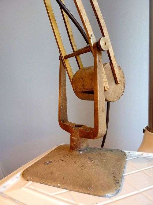 Original! 1940  HORSTMANN WORKLAMP. `HORSTMANN COUNTERPOISED LAMP. BRITISH....PATENT PENDING`