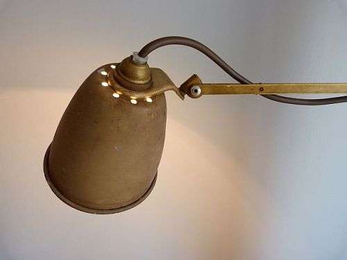 Original! 1940  HORSTMANN WORKLAMP. `HORSTMANN COUNTERPOISED LAMP. BRITISH....PATENT PENDING`