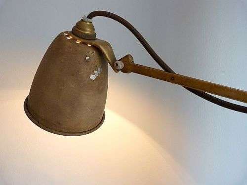 Original! 1940  HORSTMANN WORKLAMP. `HORSTMANN COUNTERPOISED LAMP. BRITISH....PATENT PENDING`
