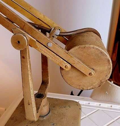 Original! 1940  HORSTMANN WORKLAMP. `HORSTMANN COUNTERPOISED LAMP. BRITISH....PATENT PENDING`