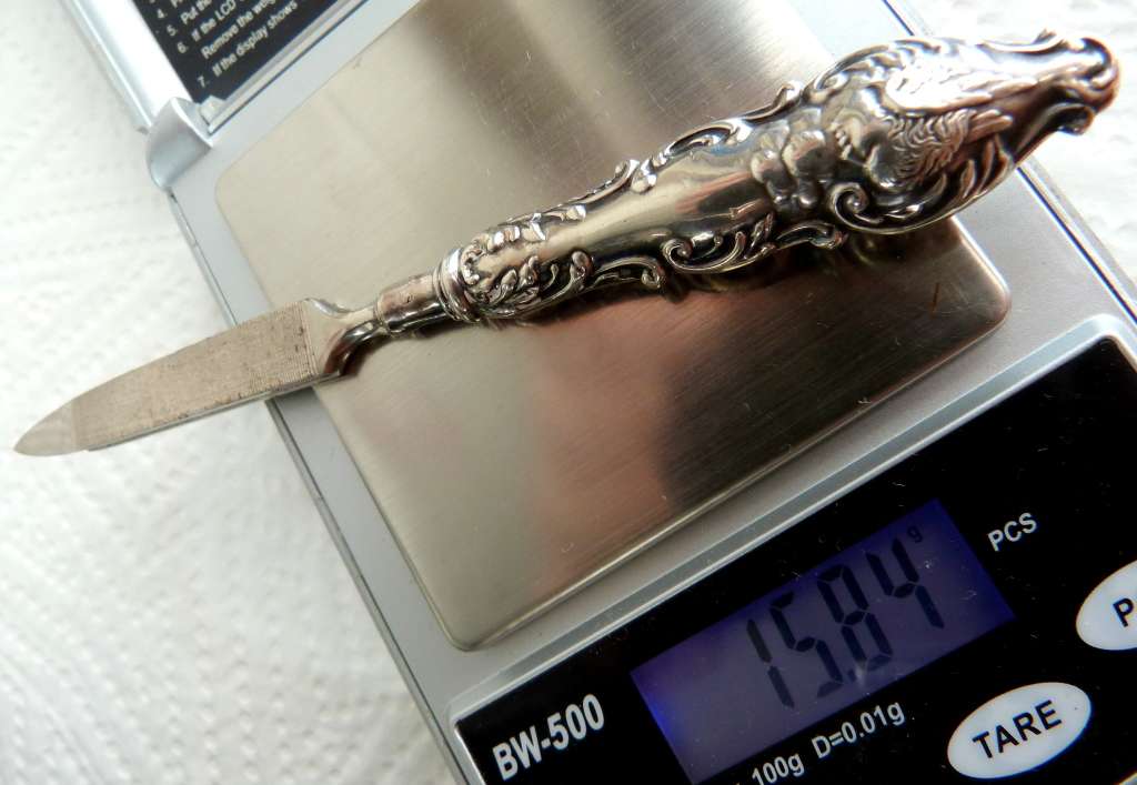 ANTIQUE NAIL FILE. SILVER