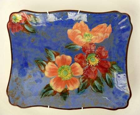 PORCELAIN PLATE "WILD ROSE",ROYAL DOULTON 1940-1951 ENGLAND