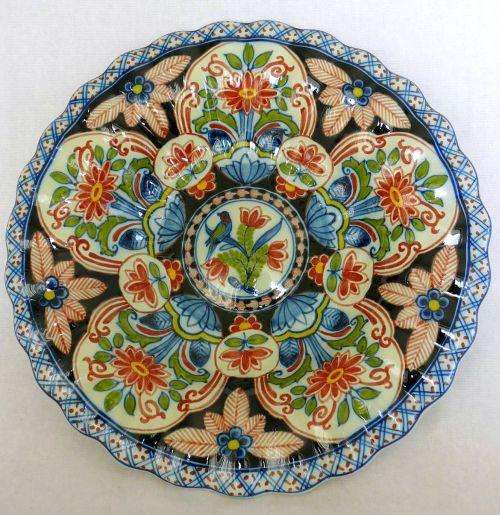 MAKKUM WALL PLATE,POLYCHROME,HOLLAND
