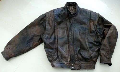 "POINTER" LEATHER JACKET,GENUINE LEATHER,SIZE 38 (97cm)