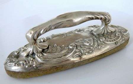 ART NOUVEAU NAIL POLISHER,HM SILVER,BIRMINGHAM  CA.1904