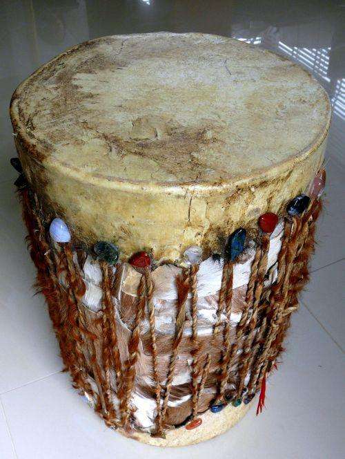 BIG DOUBLE DRUM WITH SPRINGBOK