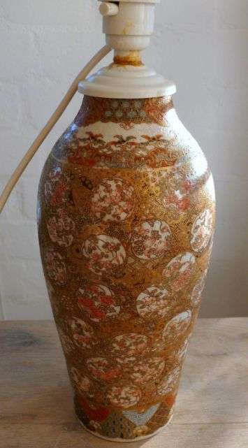 PORCELAIN LAMP BASE,PLEASE NOTE...