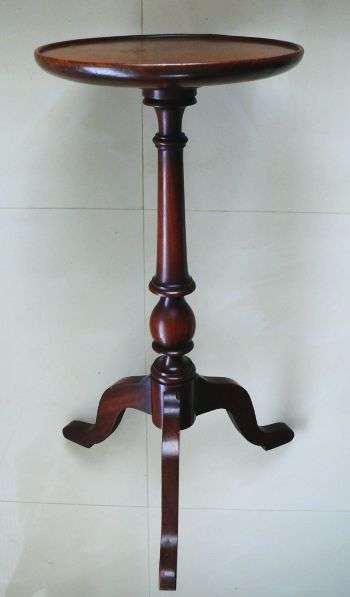 TRIPOD WINE TABLE,SOLID WOOD,PLEASE NOTE...