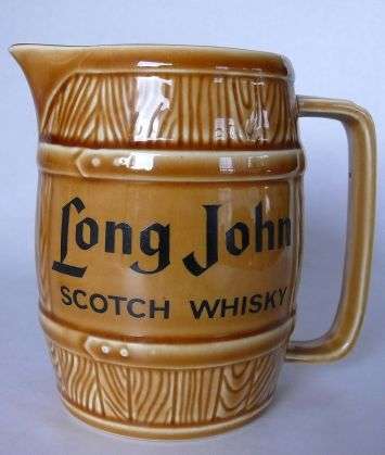 LONG JOHN SCOTCH WHISKY JUG,MADE IN SCOTLAND