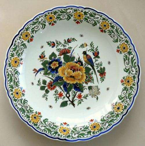 DELFT WALL PLATE,HAND PAINTED